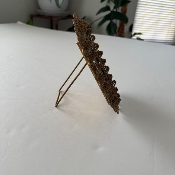 Vintage Fortunoff Brass Ornate Rectangular Photo Frame With Intricate Scroll - Picture 2 of 7